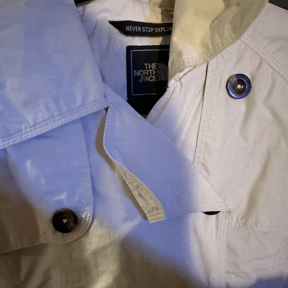 NWT northface trench coat *missing belt* - Picture 4 of 6